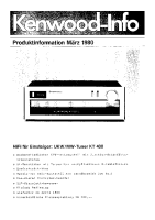 Kenwood KT-400-Article